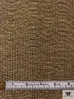 Crinkly Pleated Stretchy Lamé - Gold -Fabrics And Fabrics Store 12043 4