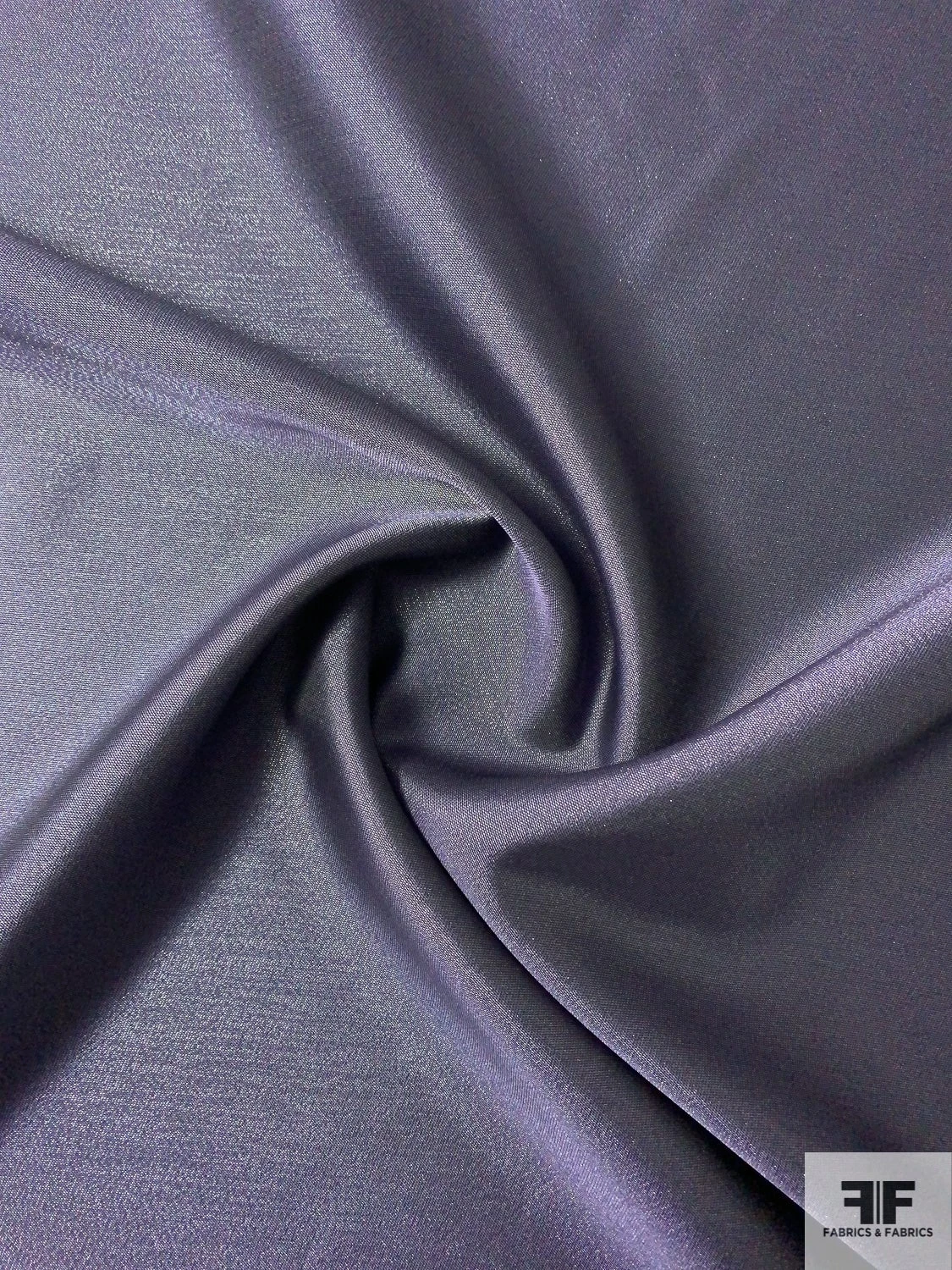 Satin-Weight Shimmery Lamé - Smoky Purple 5 Satin-Weight Shimmery Lamé - Smoky Purple - Image 3