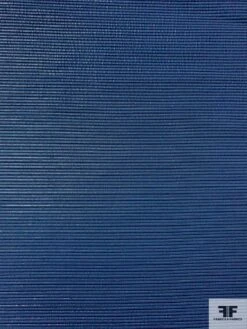 Made In England Shimmery Ottoman Striped Lamé - Blue -Fabrics And Fabrics Store 12064 4