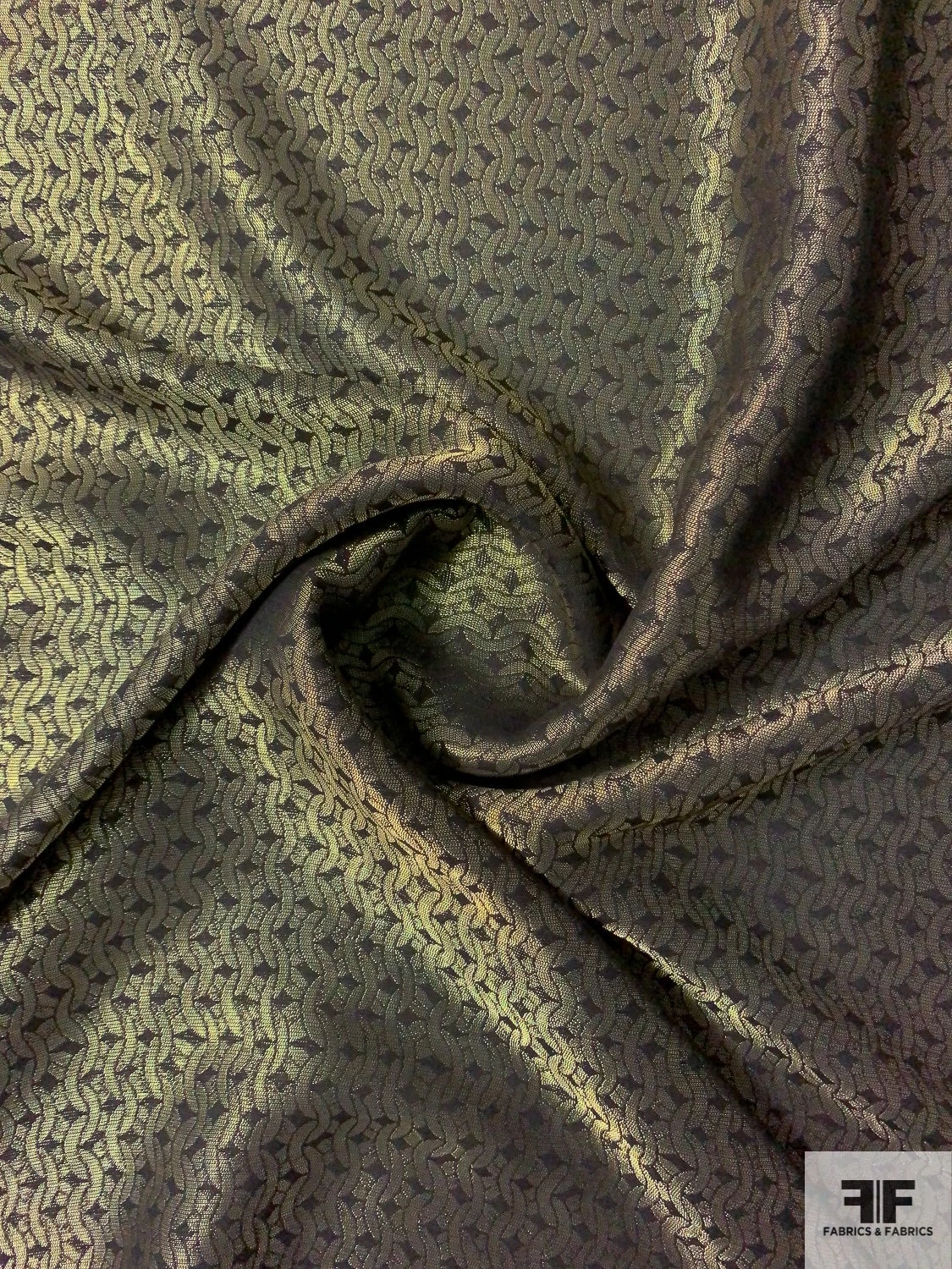 Made In Italy J Mendel Linking Loops Lamé - Antique Gold / Black 6 Made In Italy J Mendel Linking Loops Lamé - Antique Gold / Black - Image 4