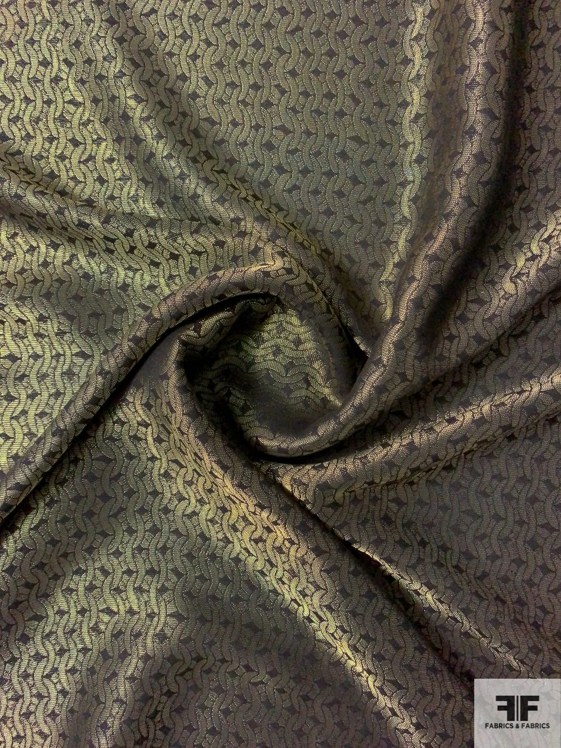 Made In Italy J Mendel Linking Loops Lamé - Antique Gold / Black 5 Made In Italy J Mendel Linking Loops Lamé - Antique Gold / Black - Image 3