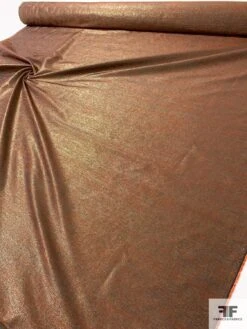 French Basic Lamé With Slight Nub Texture - Burnt Orange / Gold / Brown 13 French Basic Lamé With Slight Nub Texture - Burnt Orange / Gold / Brown -Fabrics And Fabrics Store 12073 6