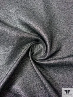 Italian Basic Suiting Weight Lamé - Silver / Black 12 Italian Basic Suiting Weight Lamé - Silver / Black -Fabrics And Fabrics Store 12083 1