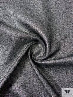 Italian Basic Suiting Weight Lamé - Silver / Black 13 Italian Basic Suiting Weight Lamé - Silver / Black -Fabrics And Fabrics Store 12083 2