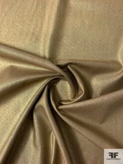 Italian Ralph Lauren Fine Cotton Blend Foil Printed Twill Lamé - Antique Gold 12 Italian Ralph Lauren Fine Cotton Blend Foil Printed Twill Lamé - Antique Gold -Fabrics And Fabrics Store 12085 2