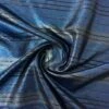 Italian Glam Striped Lamé - Metallic Blue / Cadet Grey / Black -Fabrics And Fabrics Store 12086 1