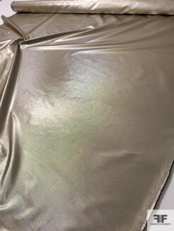 Italian Shimmery Glam Satin Weight Lamé - Light Gold -Fabrics And Fabrics Store 12090 8