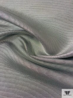 Made In England Ottoman Striped Lamé - Silver / Black 13 Made In England Ottoman Striped Lamé - Silver / Black -Fabrics And Fabrics Store 12091 2