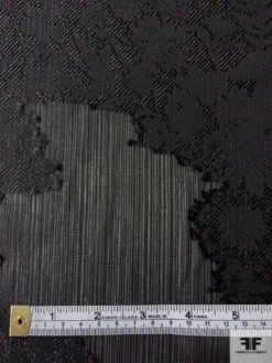 Italian Abstract Viscose And Metallic Chiffon Fil Coupé - Black 15 Italian Abstract Viscose And Metallic Chiffon Fil Coupé - Black -Fabrics And Fabrics Store 12096 5