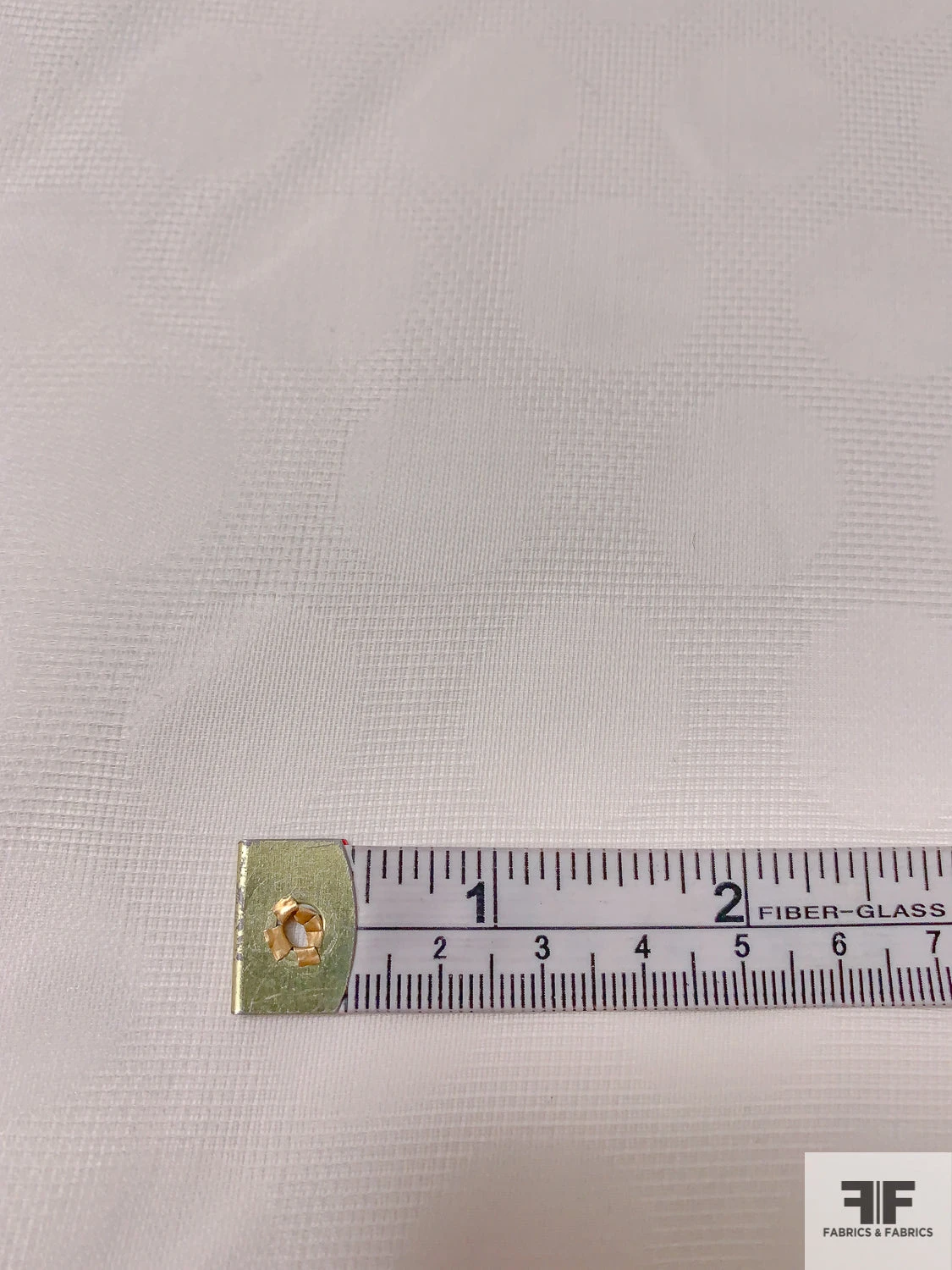 Italian Polka Dot Jacquard Soft Silk Gazar - White 7 Italian Polka Dot Jacquard Soft Silk Gazar - White - Image 5