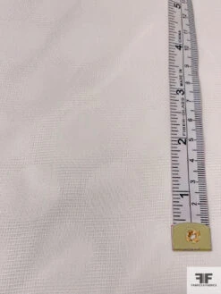 Italian Polka Dot Jacquard Soft Silk Gazar - White 13 Italian Polka Dot Jacquard Soft Silk Gazar - White -Fabrics And Fabrics Store 12899 3