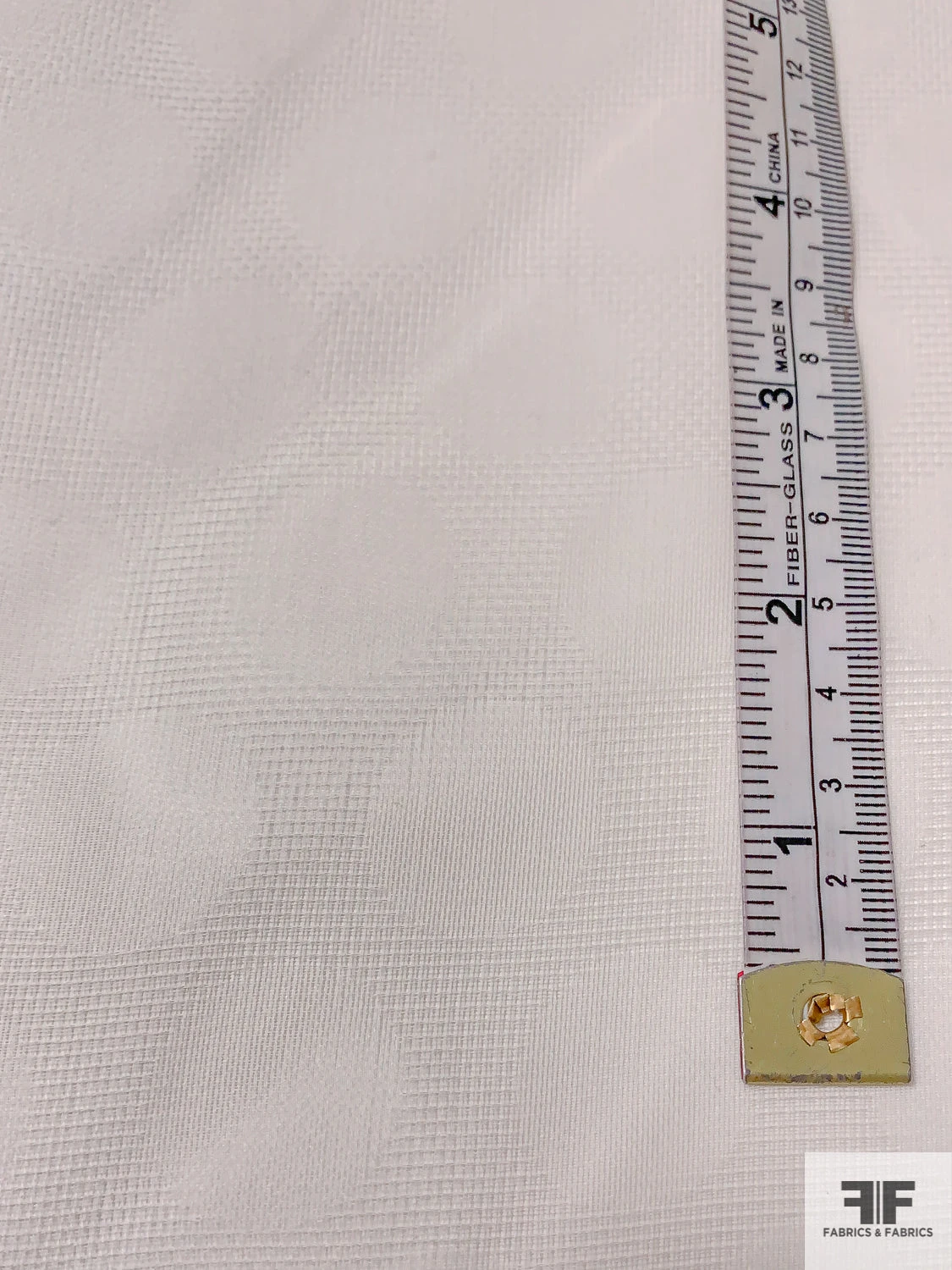 Italian Polka Dot Jacquard Soft Silk Gazar - White 8 Italian Polka Dot Jacquard Soft Silk Gazar - White - Image 6