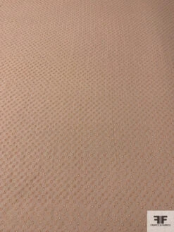 Connected Dots Embroidered Eyelet Cotton Voile - Light Peach 13 Connected Dots Embroidered Eyelet Cotton Voile - Light Peach -Fabrics And Fabrics Store 13254 1