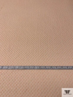 Connected Dots Embroidered Eyelet Cotton Voile - Light Peach 14 Connected Dots Embroidered Eyelet Cotton Voile - Light Peach -Fabrics And Fabrics Store 13254 2