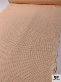 Connected Dots Embroidered Eyelet Cotton Voile - Light Peach 16 Connected Dots Embroidered Eyelet Cotton Voile - Light Peach -Fabrics And Fabrics Store 13254 4