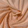 Connected Dots Embroidered Eyelet Cotton Voile - Light Peach 1 Connected Dots Embroidered Eyelet Cotton Voile - Light Peach -Fabrics And Fabrics Store 13254 7