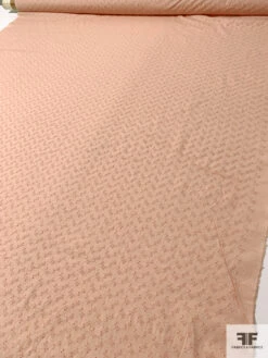 Ditsy Vine Floral Embroidered Eyelet Stretch Cotton Poplin - Dusty Blush-Peach 16 Ditsy Vine Floral Embroidered Eyelet Stretch Cotton Poplin - Dusty Blush-Peach -Fabrics And Fabrics Store 13264 4