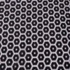 Honeycomb Medallion Embroidered Eyelet Cotton Voile - Black / White 1 Honeycomb Medallion Embroidered Eyelet Cotton Voile - Black / White -Fabrics And Fabrics Store 13281 1