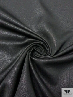 Glam Suiting Weight Lamé - Black -Fabrics And Fabrics Store 13661 2