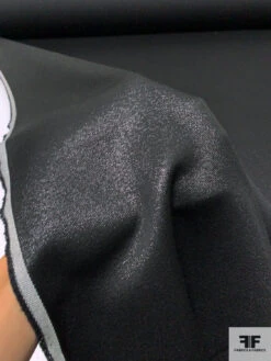 Glam Suiting Weight Lamé - Black -Fabrics And Fabrics Store 13661 8