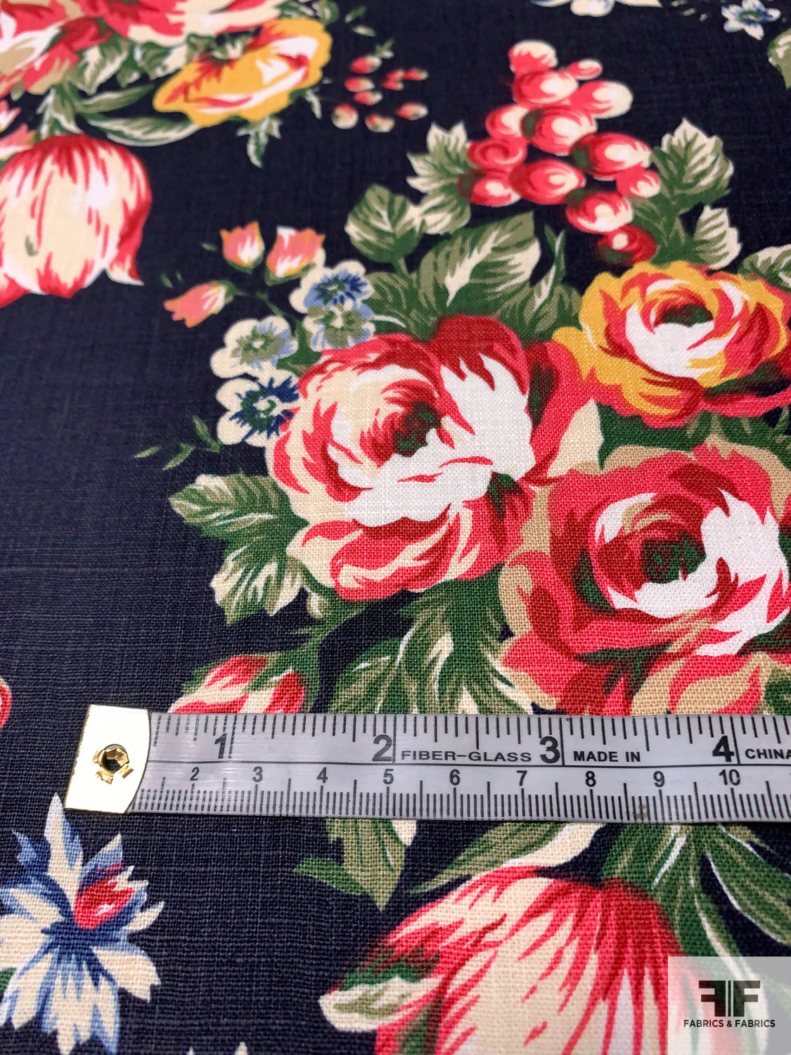 Made In Japan Floral Printed Linen-Cotton - Multicolor 8 Made In Japan Floral Printed Linen-Cotton - Multicolor - Image 6