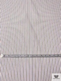 Made In Japan Yarn-Dyed Vertical Striped Cotton Shirting - Off-White / Denim Grey / Lavender 14 Made In Japan Yarn-Dyed Vertical Striped Cotton Shirting - Off-White / Denim Grey / Lavender -Fabrics And Fabrics Store 13691 2