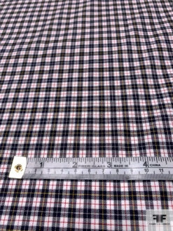 Made In Japan Yarn-Dyed Gingham Plaid Cotton Shirting - Black / White / Red / Yellow 15 Made In Japan Yarn-Dyed Gingham Plaid Cotton Shirting - Black / White / Red / Yellow -Fabrics And Fabrics Store 13692 3