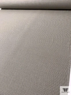 Mini Check Flat Boucle Wool Crepe - Chanterelle Beige / Grey 17 Mini Check Flat Boucle Wool Crepe - Chanterelle Beige / Grey -Fabrics And Fabrics Store 13703 4