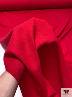 Solid Wool Crepe - Valentino Red -Fabrics And Fabrics Store 13704 5