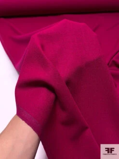 Solid Wool Crepe - Berry Magenta -Fabrics And Fabrics Store 13705 5