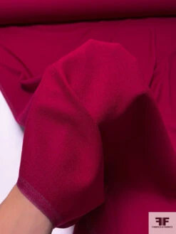 Solid Wool Crepe - Burgundy 9 Solid Wool Crepe - Burgundy -Fabrics And Fabrics Store 13707 4