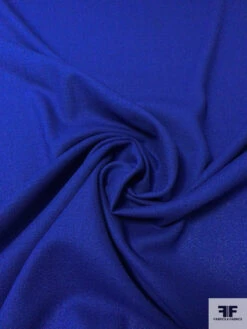 Solid Wool Crepe - Dark Blue