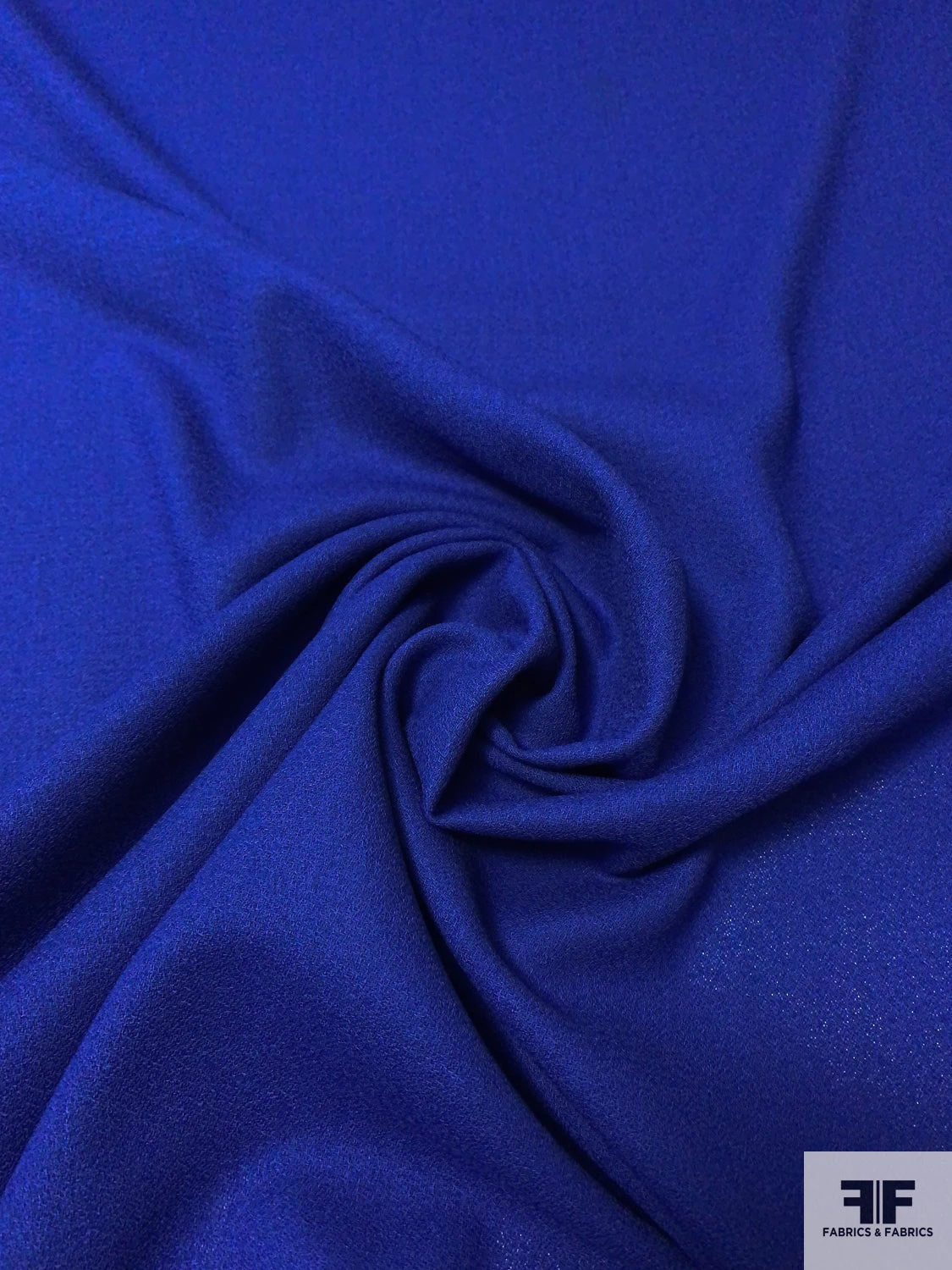 Solid Wool Crepe - Dark Blue 3 Solid Wool Crepe - Dark Blue