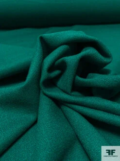 Solid Wool Crepe - Dark Green