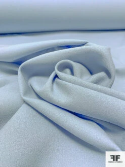 Solid Wool Crepe - Cool Grey