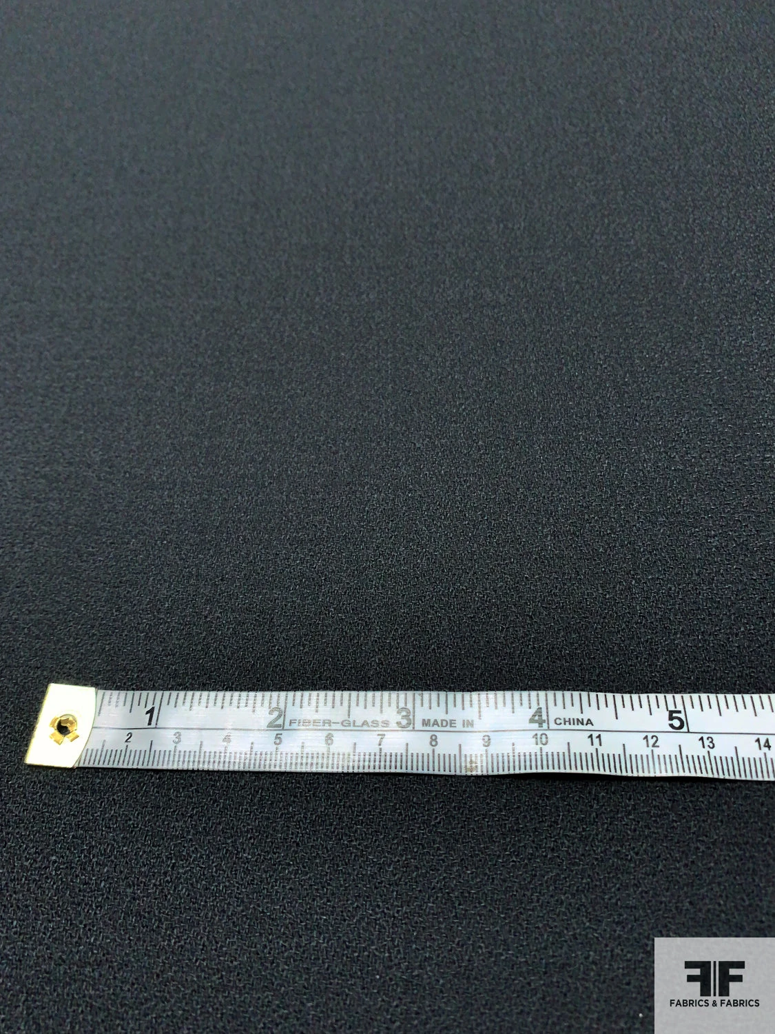 Solid Wool Crepe - Dark Grey 4 Solid Wool Crepe - Dark Grey - Image 2