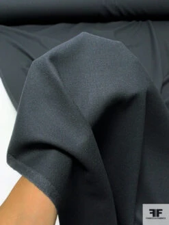 Solid Wool Crepe - Dark Grey 9 Solid Wool Crepe - Dark Grey -Fabrics And Fabrics Store 13722 4