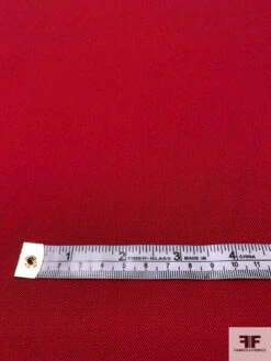 Solid Wool Gabardine Suiting - Rich Red 8 Solid Wool Gabardine Suiting - Rich Red -Fabrics And Fabrics Store 13729 1