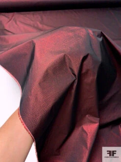 Italian Taffeta-Like Lamé - Shimmery Merlot 12 Italian Taffeta-Like Lamé - Shimmery Merlot -Fabrics And Fabrics Store 13754 5