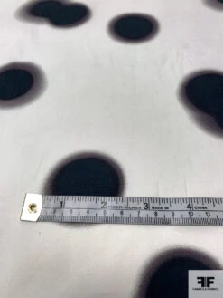 Hazy Circles Printed Stretch Cotton Poplin - Black / White 15 Hazy Circles Printed Stretch Cotton Poplin - Black / White -Fabrics And Fabrics Store 13763 6