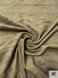 Abstract Embossed Stretch Cotton Corduroy - Light Clay -Fabrics And Fabrics Store 13797 2