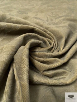 Abstract Embossed Stretch Cotton Corduroy - Light Clay -Fabrics And Fabrics Store 13797 3
