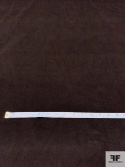 Italian Solid Stretch Pinwale Cotton Corduroy - Espresso Brown 14 Italian Solid Stretch Pinwale Cotton Corduroy - Espresso Brown -Fabrics And Fabrics Store 13805 5