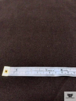 Italian Solid Stretch Pinwale Cotton Corduroy - Espresso Brown 15 Italian Solid Stretch Pinwale Cotton Corduroy - Espresso Brown -Fabrics And Fabrics Store 13805 6