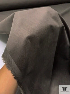 Italian Solid Stretch Pinwale Cotton Corduroy - Shale Brown 17 Italian Solid Stretch Pinwale Cotton Corduroy - Shale Brown -Fabrics And Fabrics Store 13806 8