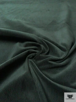 Solid Cotton Corduroy - Forest Evergreen 9 Solid Cotton Corduroy - Forest Evergreen -Fabrics And Fabrics Store 13813 3