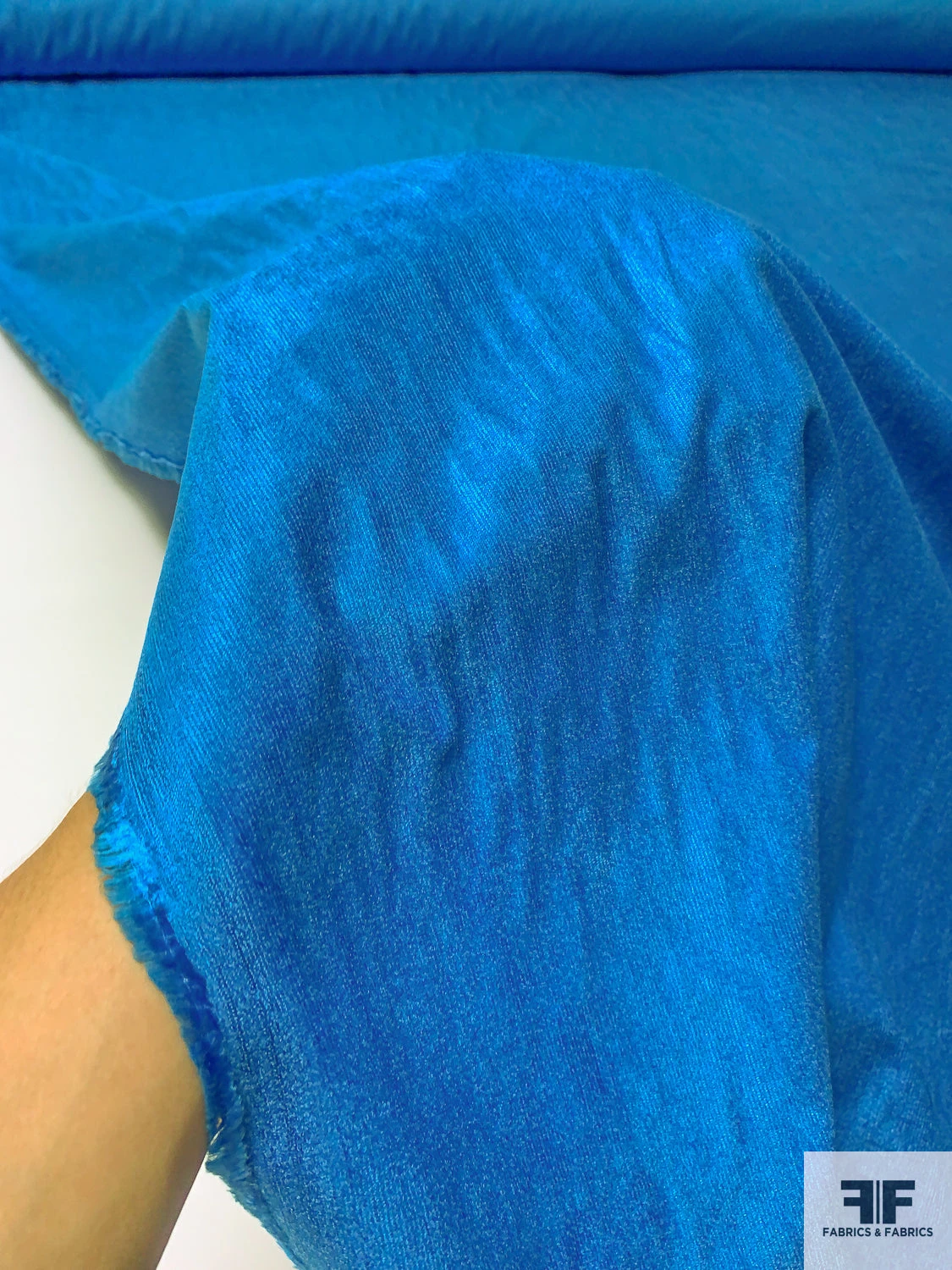 Solid Stretch Pinwale Cotton Corduroy - Turquoise 7 Solid Stretch Pinwale Cotton Corduroy - Turquoise - Image 5