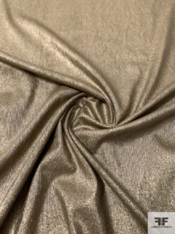 Gold Foil Printed Pinwale Cotton Corduroy - Gold / Brown 16 Gold Foil Printed Pinwale Cotton Corduroy - Gold / Brown -Fabrics And Fabrics Store 13833 2