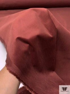Italian Solid Pinwale Stretch Cotton Corduroy - Maroon 12 Italian Solid Pinwale Stretch Cotton Corduroy - Maroon -Fabrics And Fabrics Store 13841 5