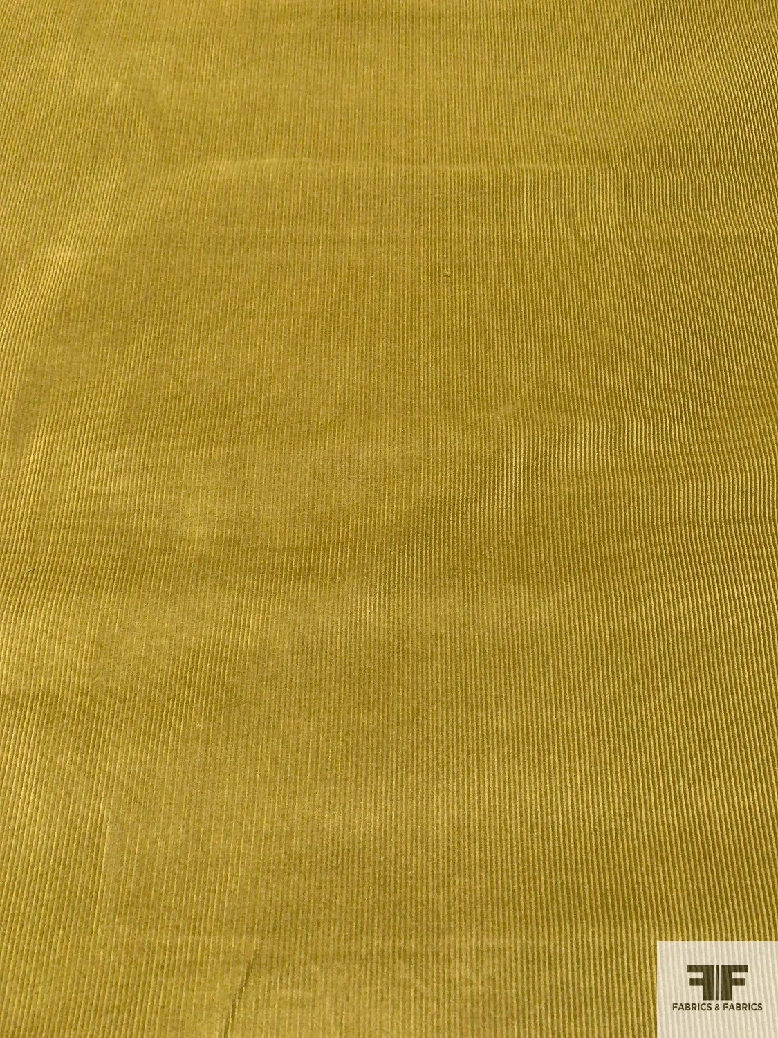 Italian Solid Pinwale Cotton Corduroy - Olive Green 6 Italian Solid Pinwale Cotton Corduroy - Olive Green - Image 4